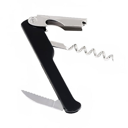 Dụng Cụ Mở Rượu Phục Vụ Winco CO-712 Kèm Dao Cắt Giấy Bạc & Đồ Khui Nắp Chai Đen