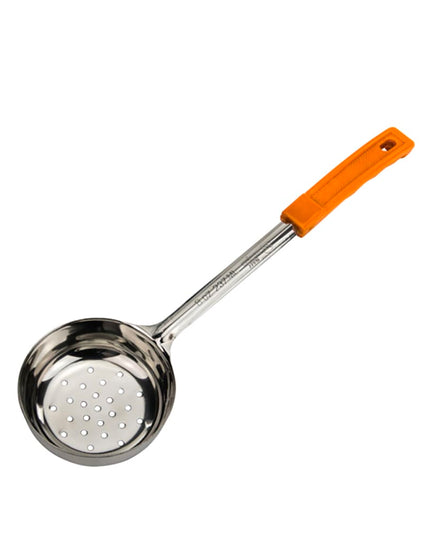 Muỗng Chia Phần Winco FPPN-8 237 ml Nguyên Khối Có Lỗ Màu Cam