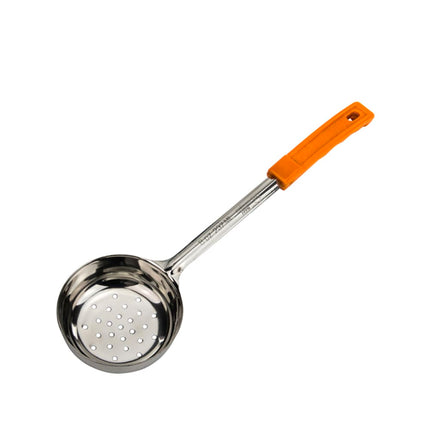 Muỗng Chia Phần Winco FPPN-8 237 ml Nguyên Khối Có Lỗ Màu Cam