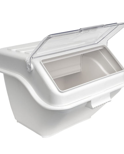 Thùng Đựng Nguyên Liệu Kệ Winco IB-10S Dung Tích 38 Lít Nắp Trong/Đáy Trắng