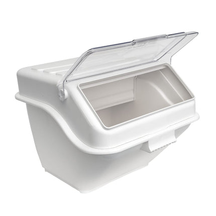 Thùng Đựng Nguyên Liệu Kệ Winco IB-10S Dung Tích 38 Lít Nắp Trong/Đáy Trắng