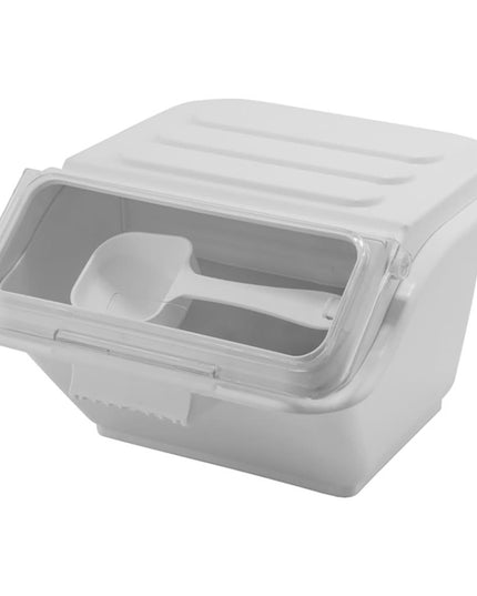 Thùng Đựng Nguyên Liệu Kệ Winco IB-2S Dung Tích 7.6 Lít Nắp Trong/Đáy Trắng