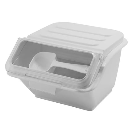 Thùng Đựng Nguyên Liệu Kệ Winco IB-2S Dung Tích 7.6 Lít Nắp Trong/Đáy Trắng
