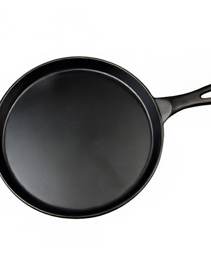 Chảo Nướng Gang Tròn Winco IGL-10 25.4 cm Phủ Đen