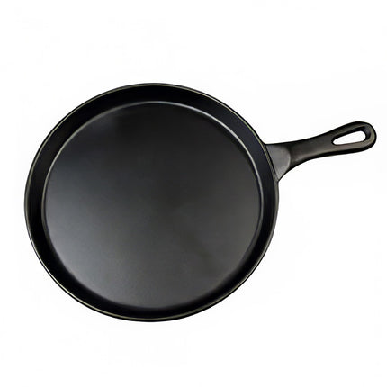 Chảo Nướng Gang Tròn Winco IGL-10 25.4 cm Phủ Đen