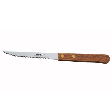 Dao Steak Winco K-35W Economy Lưỡi 10.2cm Cán Gỗ