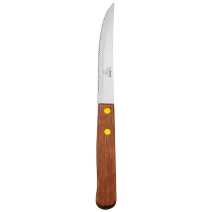 Dao Steak Winco K-45W Lưỡi 11.4cm Cán Gỗ Mũi Nhọn