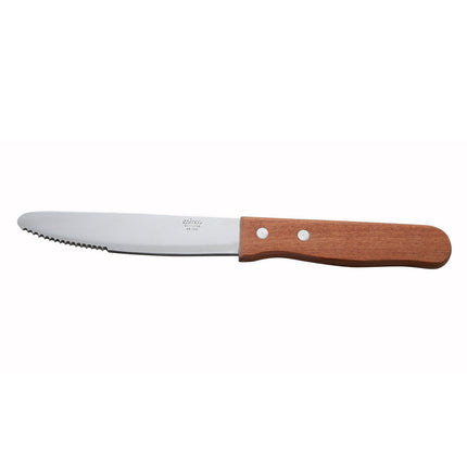 Dao Steak Jumbo Winco KB-15W Lưỡi Cạnh Tròn 12.7cm Cán Gỗ