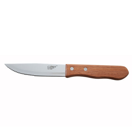 Dao Steak Jumbo Winco KB-30W Lưỡi Siêu Bền 12.7cm Cán Gỗ