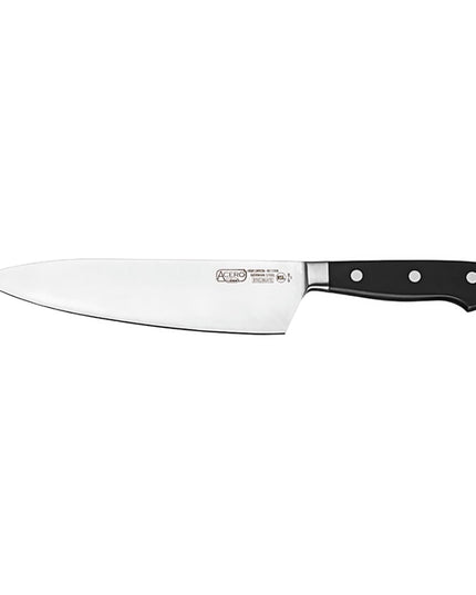 Dao Đầu Bếp Winco KFP-85 20.3 cm Thép Carbon Đức Rèn Nguyên Khối Bolster Ngắn Tay Cầm POM