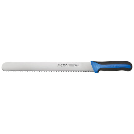 Dao Thái Lượn Sóng Winco KSTK-121 30.5 cm Lưỡi Thép Carbon Cao Tay Cầm TPR Đen/Xanh