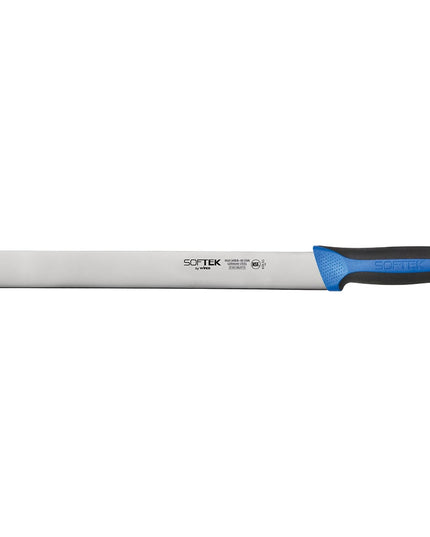 Dao Thái Thẳng Winco KSTK-122 30.5 cm Lưỡi Thép Carbon Cao Tay Cầm TPR Đen/Xanh