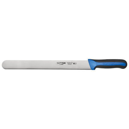 Dao Thái Thẳng Winco KSTK-122 30.5 cm Lưỡi Thép Carbon Cao Tay Cầm TPR Đen/Xanh