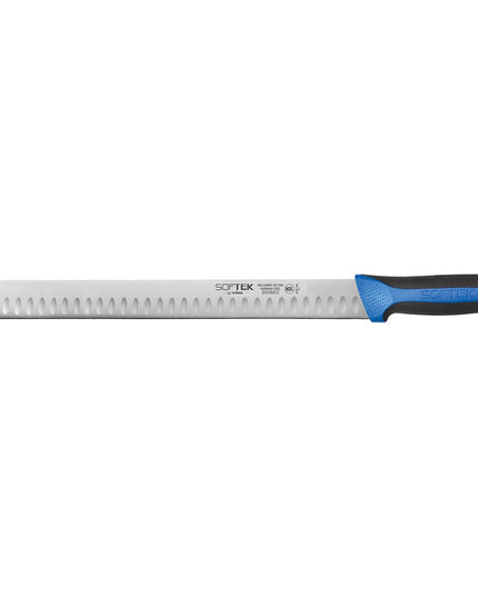 Dao Thái Winco KSTK-140 35.6 cm Lưỡi Thép Carbon Cao Cán TPR Đen/Xanh