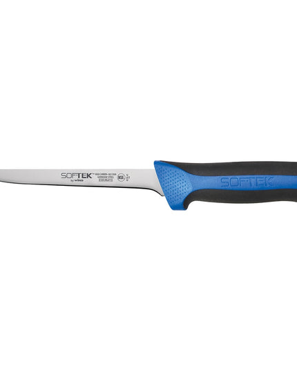 Dao Rọc Xương Hẹp Winco KSTK-61 15.2 cm Lưỡi Thép Cacbon Cao Cán Đen/Xanh