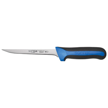 Dao Rọc Xương Hẹp Winco KSTK-61 15.2 cm Lưỡi Thép Cacbon Cao Cán Đen/Xanh