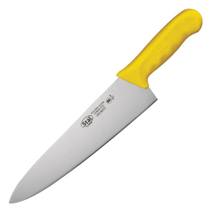 Dao Bếp Rộng Winco KWP-100Y 25.4 cm Tay Cầm Polypropylene Vàng