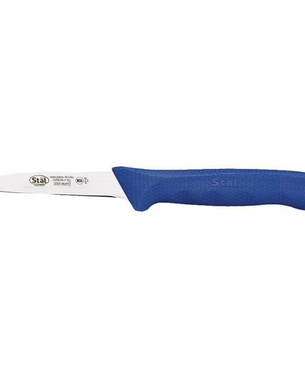 Dao Gọt Winco KWP-30U 8.3 cm Tay Cầm Polypropylene Xanh, Thép Không Gỉ Carbon Cao