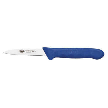 Dao Gọt Winco KWP-30U 8.3 cm Tay Cầm Polypropylene Xanh, Thép Không Gỉ Carbon Cao