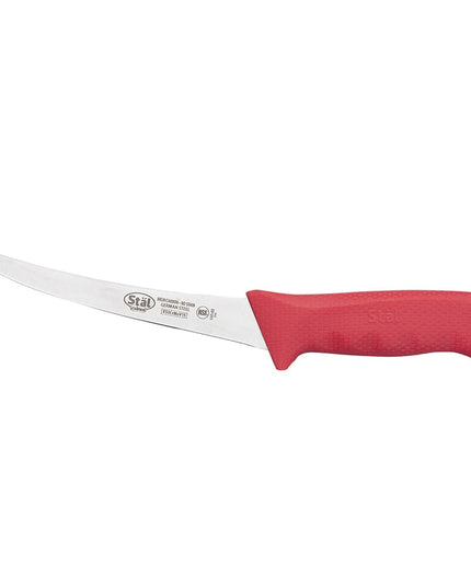 Winco KWP-60R Dao Rọc Xương Cong 15.2 cm Lưỡi Thép Carbon Cao Dẻo Cán Nhựa Đỏ