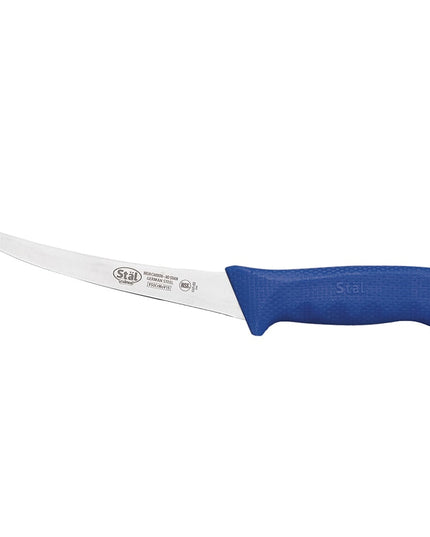 Winco KWP-60U Dao Lọc Xương Cong 15.2 cm Lưỡi Thép Carbon Cao Dẻo Cán Nhựa Poly Xanh