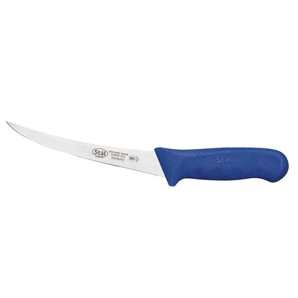Winco KWP-60U Dao Lọc Xương Cong 15.2 cm Lưỡi Thép Carbon Cao Dẻo Cán Nhựa Poly Xanh