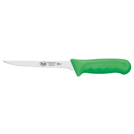 Dao Rọc Thịt Lưỡi Hẹp Winco KWP-61G 15.2 cm Lưỡi Thép Cacbon Cao Cứng Cán Nhựa Poly Xanh Lá