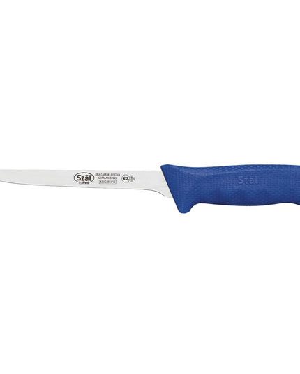 Winco KWP-61U Dao Rút Xương Hẹp 15.2 cm Lưỡi Thép Carbon Cao Cứng Cán Nhựa Xanh