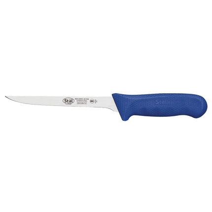 Winco KWP-61U Dao Rút Xương Hẹp 15.2 cm Lưỡi Thép Carbon Cao Cứng Cán Nhựa Xanh