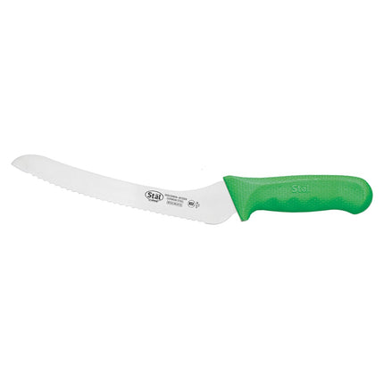 Dao Cắt Bánh Mì Winco KWP-92G 22.9 cm Thép Carbon Cao Tay Cầm Poly Xanh Lá