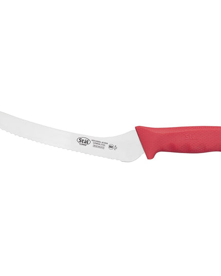 Dao Cắt Bánh Mì Winco KWP-92R 22.9 cm Thép Carbon Cao Tay Cầm Poly Đỏ