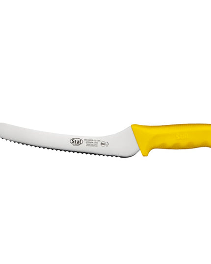 Dao Cắt Bánh Mì Winco KWP-92Y 22.9 cm Lưỡi Thép Carbon Cao Cán Poly Vàng