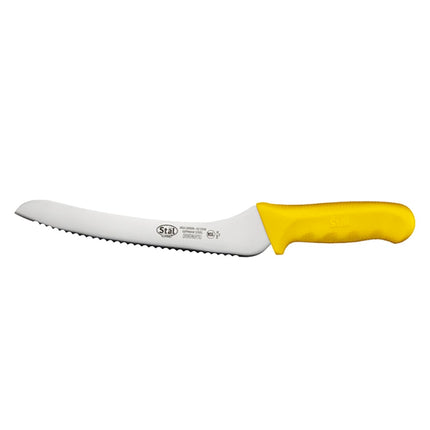 Dao Cắt Bánh Mì Winco KWP-92Y 22.9 cm Lưỡi Thép Carbon Cao Cán Poly Vàng