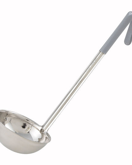 Muôi Múc Winco LDC-12 355 ml Thép Không Gỉ Tay Cầm Xám
