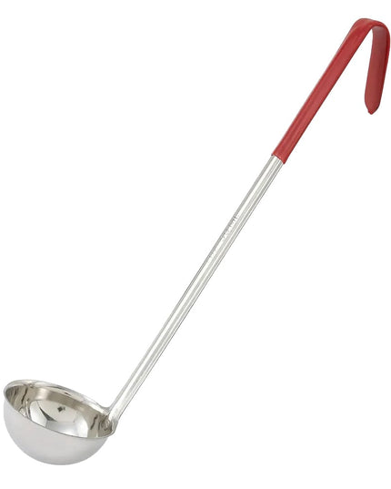 Muôi Múc Mã Màu Winco LDC-2 59 ml Tay Cầm 31.8 cm 1 Mảnh Đỏ