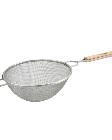 Rây Lọc Lưới Mịn Đôi Winco MS2K-10D 26.7 cm Tay Cầm Gỗ Phẳng
