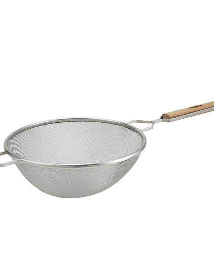 Rây Lọc Lưới Mịn Đơn Winco MS2K-10S 26 cm Tay Cầm Gỗ Phẳng