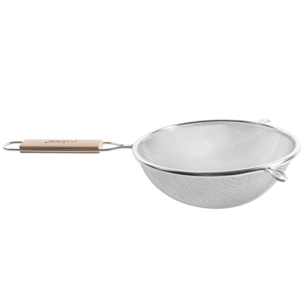 Rây Lọc Tròn Winco MS3A-8S 20.3 cm Lưới Đơn Mịn, Tay Cầm Gỗ Phẳng