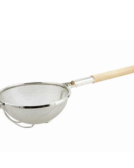 Rây Lọc Winco MST-1010D 25.4 cm Lưới Đôi Mạ Thiếc, Tay Cầm Gỗ