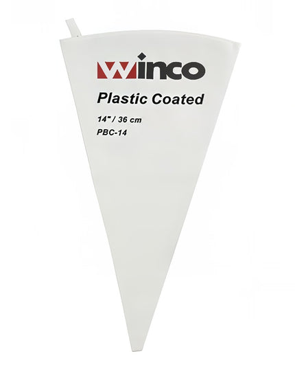 Túi Bắt Bông Winco PBC-14 35.6 cm Vải Cotton Phủ Nhựa Bên Trong