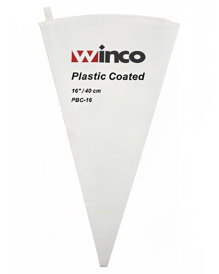 Túi Bắt Bông Winco PBC-16 40.6 cm Vải Cotton Phủ Nhựa Bên Trong