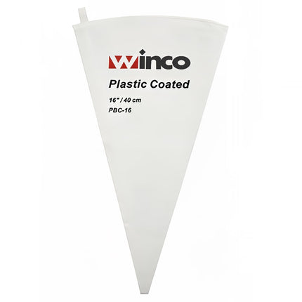 Túi Bắt Bông Winco PBC-16 40.6 cm Vải Cotton Phủ Nhựa Bên Trong