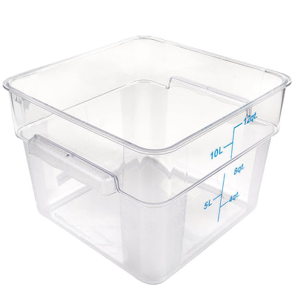 Winco PCSC-12C Hộp Đựng Thực Phẩm Vuông 11.4 lít Polycarbonate Trong Suốt