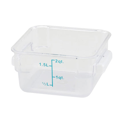 Winco PCSC-2C Hộp Đựng Thực Phẩm Vuông 1.9 lít - Trong Suốt