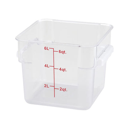 Hộp Đựng Thực Phẩm Vuông Winco PCSC-6C 5.7 lít Polycarbonate Trong Suốt