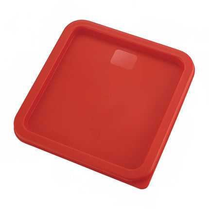 Winco PECC68 Nắp Vuông Cho Hộp Đựng Thực Phẩm 6 & 7.6 lít, Polyethylene, Đỏ