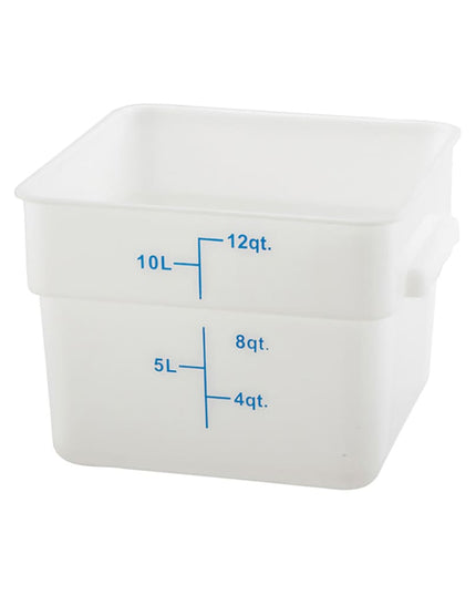 Hộp Đựng Thực Phẩm Vuông Winco PESC-12 11.4 lít Polypropylene Màu Trắng