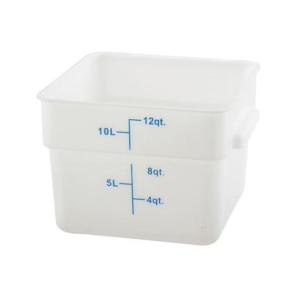 Hộp Đựng Thực Phẩm Vuông Winco PESC-12 11.4 lít Polypropylene Màu Trắng