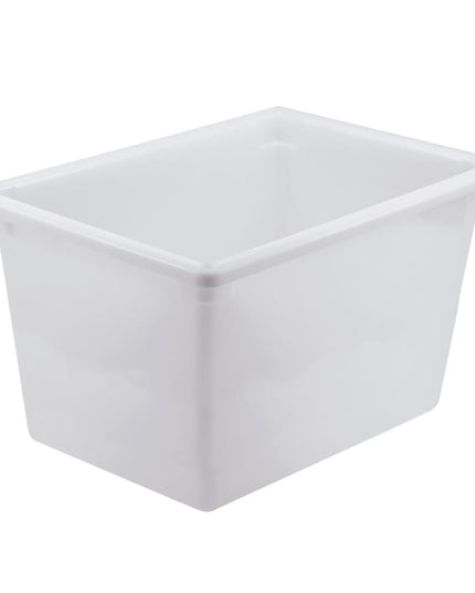 Winco PFFW-15 Hộp Bảo Quản Thực Phẩm - 26x18x38.1 cm, Xếp Chồng Được, Trắng