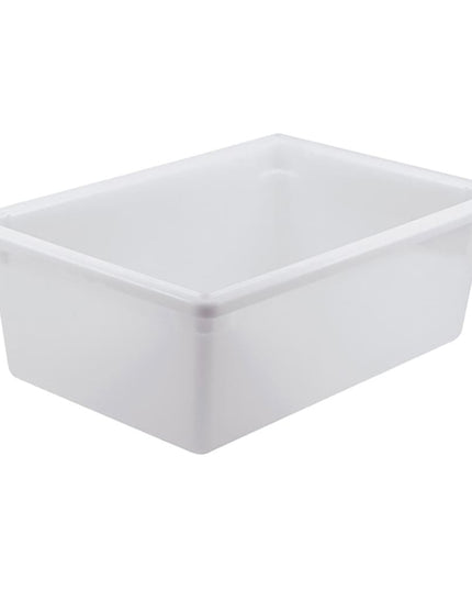 Winco PFFW-9 Hộp Bảo Quản Thực Phẩm 49.2 lít - 66 cm x 45.7 cm x 22.9 cm, Polypropylene, Trắng